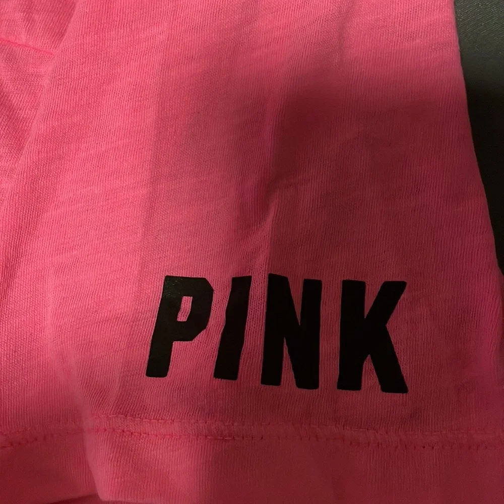 Victoria’s Secret Pink. Small Tee. Hot pink. - Picture 3 of 4